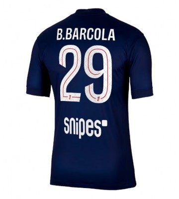 Paris Saint-Germain Bradley Barcola #29 Hjemmebanetrøje 2025-26 Kortærmet